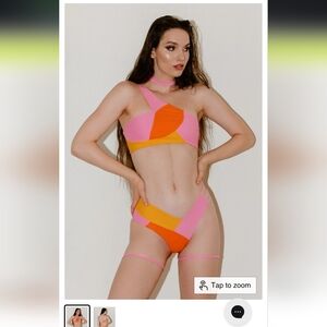 Fanna Flower Pole Wear Top And Bottom Both Xs